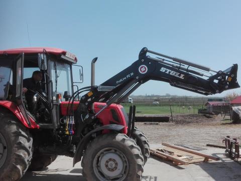 STOLL Solid 38-20 P homlokrakodó akció MTZ-re STOLL Solid 38-20 P homlokrakodó akció MTZ-re