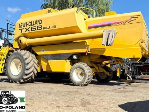 Kombajn zbożowy New Holland TX 68 Plus - 2002 rok - 6,1 m - poziomowanie kosza sitowego Kombajn zbożowy New Holland TX 68 Plus - 2002 rok - 6,1 m - poziomowanie kosza sitowego
