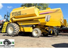Kombajn zbożowy New Holland TX 68 Plus - 2002 rok - 6,1 m - poziomowanie kosza sitowego