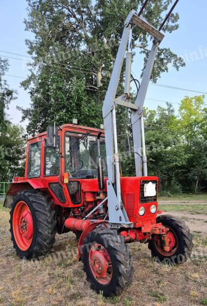 Mtz 82 traktor orbitos homlokrakodóval