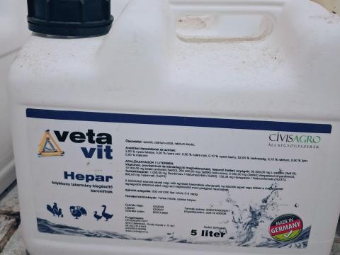 Eladó VetaVit Hepar 5 liter – bontatlan Eladó VetaVit Hepar 5 liter – bontatlan