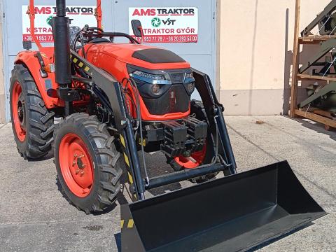 Új AMS (LAND X) LX504 traktor homlokrakodóval, forgalomba helyezhető