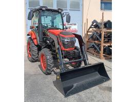 Új AMS (LAND X) LX504E traktor homlokrakodóval, forgalomba helyezhető