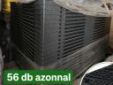 Fekete műanyag raklap / export raklap eladó – 1200×1000 mm – 1.500 kg statikus terhelhetőség – 56 db