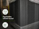 Fekete műanyag raklap / export raklap eladó – 1200×1000 mm – 1.500 kg statikus terhelhetőség – 56 db