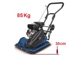 Talajtömörítő lapvibrátor 85 kg, 196 cm³ / 5,6 LE * Scheppach HP 2300S * gumilappal, szállítókerekekkel