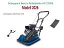 Talajtömörítő lapvibrátor 85 kg, 196 cm³ / 5,6 LE * Scheppach HP 2300S * gumilappal, szállítókerekekkel