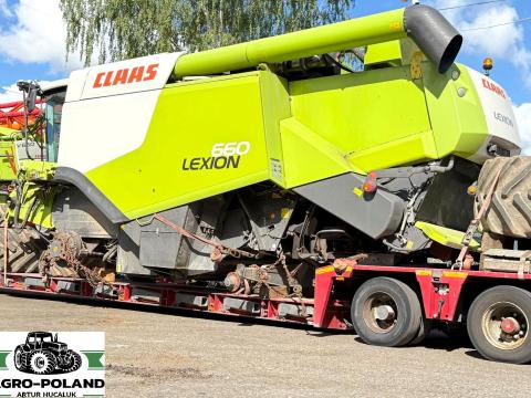 Kombajn zbożowy Claas Lexion 660 - 2013 rok - 2280 h - Vario 660 - nowszy model