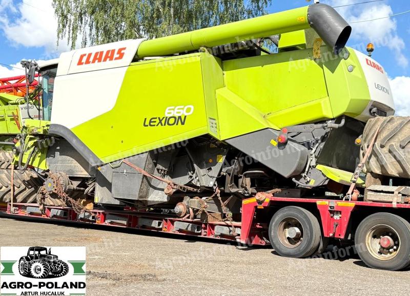 Kombajn zbożowy Claas Lexion 660 - 2013 rok - 2280 h - Vario 660 - nowszy model