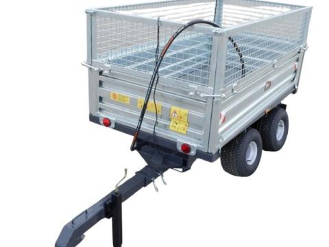 Pótkocsi 2,5 t 135x240x40, 3 irányban billenthető magasítóval TRX Pótkocsi 2,5 t 135x240x40, 3 irányban billenthető magasítóval TRX
