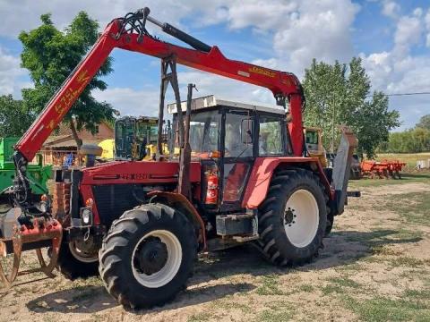 ZETOR 12245-ös traktor Epsilon-Palfinger erdészeti daruval ZETOR 12245-ös traktor Epsilon-Palfinger erdészeti daruval