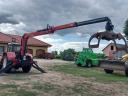 ZETOR 12245-ös traktor Epsilon-Palfinger erdészeti daruval
