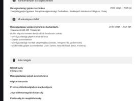 Mezőgazdasági gépész