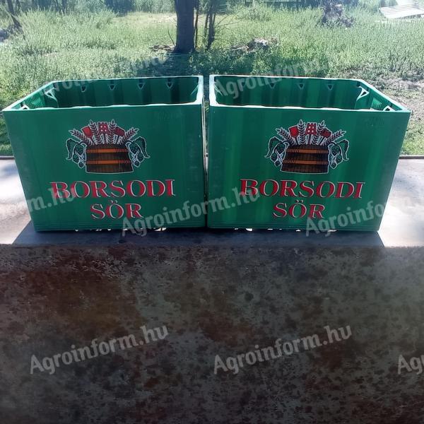 2 db Borsodi sörös rekesz (20x0,5 l) Kiskunfélegyházán