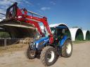 New Holland TD5.95 traktor homlokrakodóval