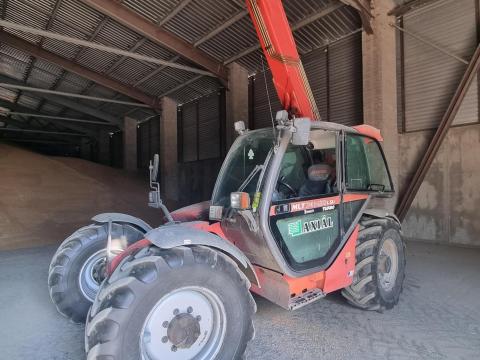 Manitou MLT 741-120 LSU Turbo + Raklapvilla+Kanál
