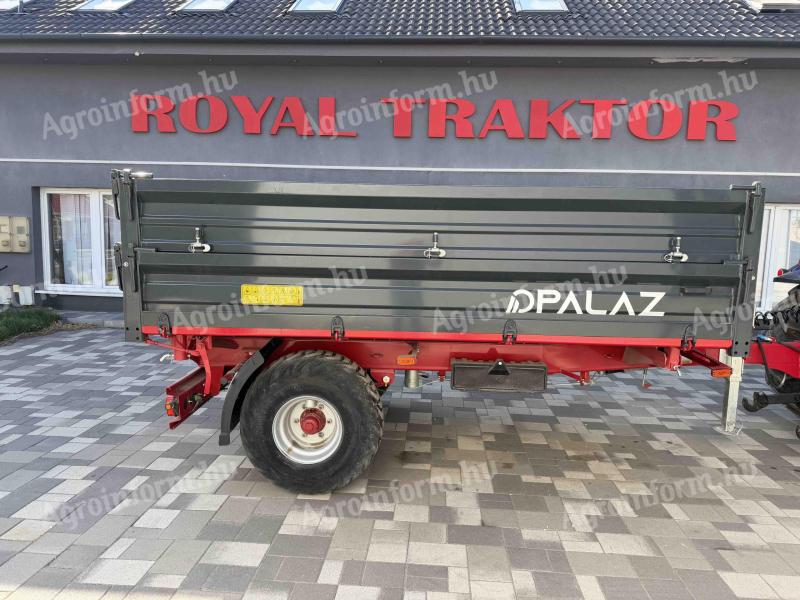 Palaz 5T egytengelyes pótkocsi - raktárkészletről - kedvezményes áron - Royal Traktor