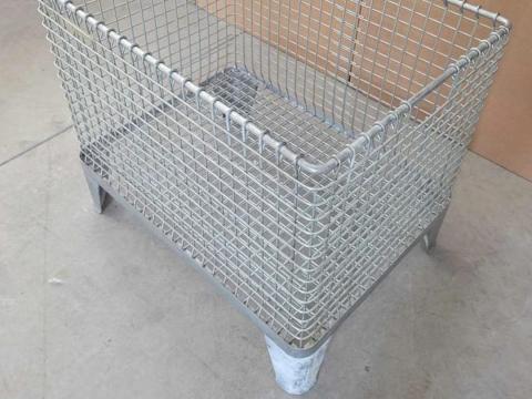 Horganyzott rácsos láda (60×40 cm) – Euro szabvány méret Horganyzott rácsos láda (60×40 cm) – Euro szabvány méret