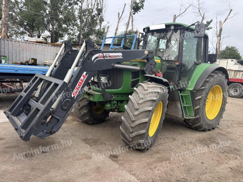 John Deere 6630 homlokrakodós