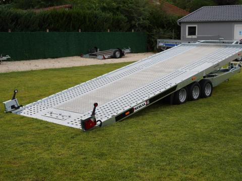 Új SEBAL - GT Kippbar 580 autószállító utánfutó (3500kg) akciósan 3.290.000 Ft - országos kiszállítási lehetőséggel