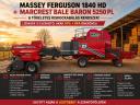 Massey Ferguson 1840 HD + Marcrest Bale Baron 5250 PL – A tökéletes kiskockabálás rendszer