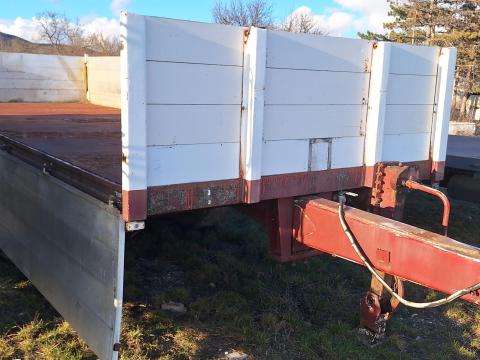 Tandem pótkocsi fix 16 tonnás Tandem pótkocsi fix 16 tonnás