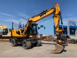 JCB JS145W+Rototilt Engcon+Leica Icon 2D lézer rendszerrel gumikerekes kotró