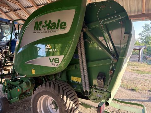 McHale V6750 használt bálázó eladó