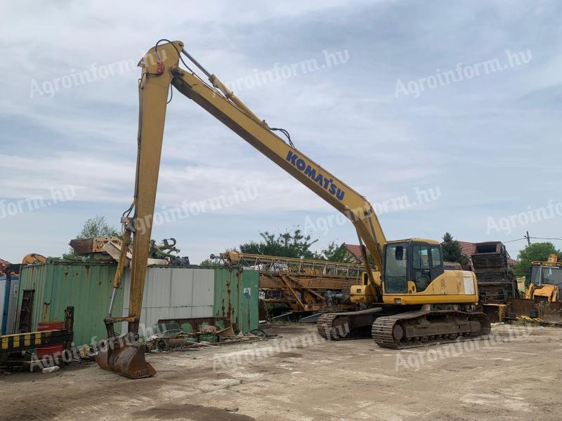Komatsu PC210LC-7K hosszú gémes kotró