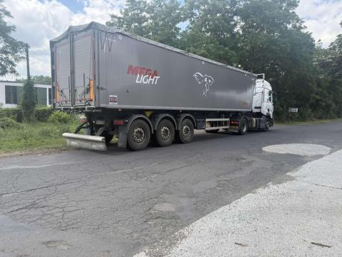 Mega 55 m³ alu nyerges pótkocsi nyerges pótkocsi