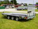 Új SEBAL - Bau 400 - 3 tengelyes (3500kg) gépszállító utánfutó