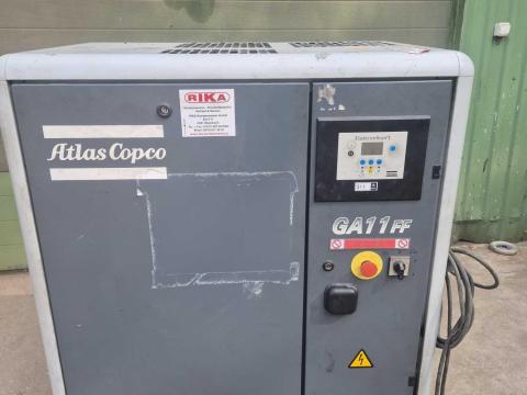 Csavarkompresszor, Atlas-Copco GA11 FF, 11 Kw-os Csavarkompresszor, Atlas-Copco GA11 FF, 11 Kw-os