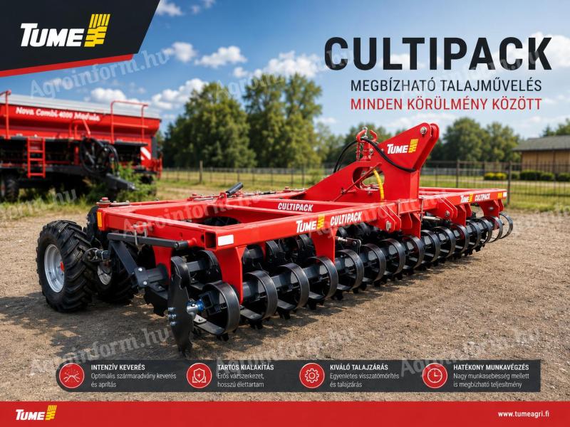 TUME CULTIPAC 4000 RÖVIDTÁRCSA