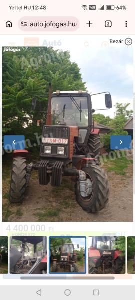MTZ 820-as eladó
