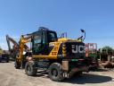 JCB JS145 + Engcon Rototilt gumikerekes kotró
