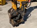 JCB JS145 + Engcon Rototilt gumikerekes kotró