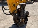 JCB JS145 + Engcon Rototilt gumikerekes kotró