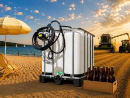 AdBlue kimérő szett IBC tartállyal AdamPumps X-Blue 230V - NYÁRI FELTANKOLÁS AJÁNLAT