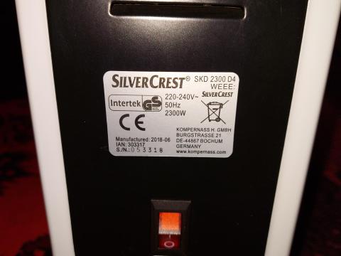 SilverCrest elektromos konvektor eladó