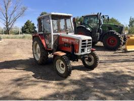 Steyr 8070 traktor HAUER homlokrakodóval eladó