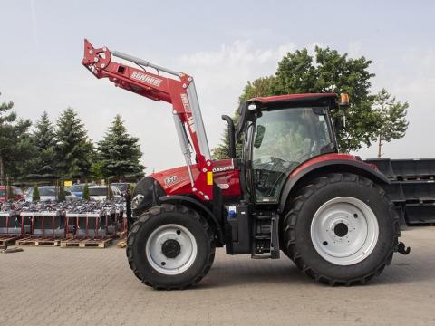 CASE IH FARMALL C traktorra homlokrakodó SNR 300 gyári méretekkel rendelkező felfüggesztéssel + ajándék EU raklapvilla
