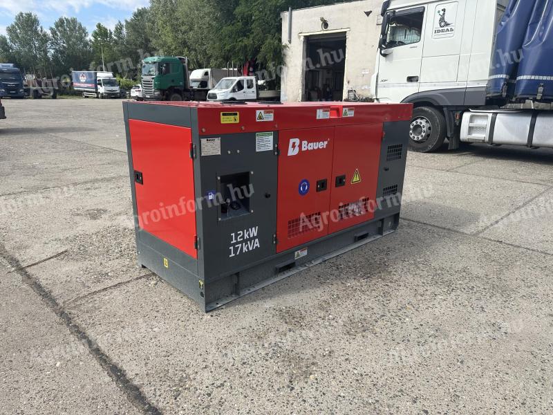 Új Bauer 12 kW-os áramfejlesztő generátor