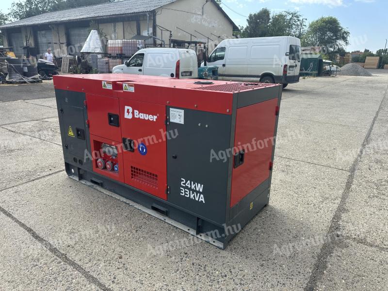 Új Bauer 24kW-os áramfejlesztő generátor