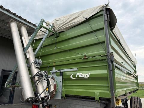 Fliegl POFER hidraulikus pótkocsi kitároló csiga, átrakócsiga Fliegl POFER hidraulikus pótkocsi kitároló csiga, átrakócsiga