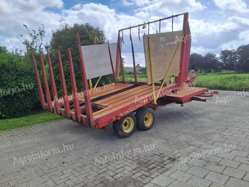 NEW HOLLAND 1033, BÁLAFELSZEDŐ PÓTKOCSI,  KISKOCKA BÁLA FELSZEDŐ