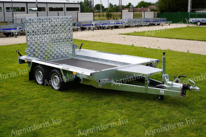 Új SEBAL - Bau 300 gépszállító utánfutó (2700kg) akciósan bruttó 1.990.000 Ft - kiszállítási lehetőséggel