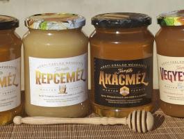 Mecseki akácméz, hársméz, repce- és vegyesméz