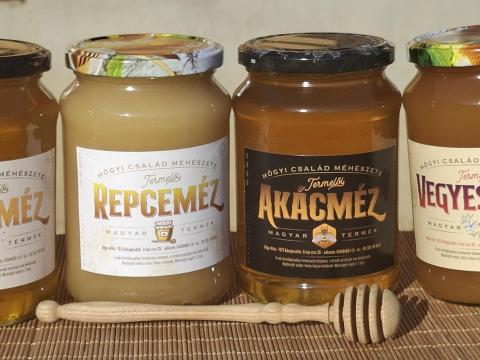 Mecseki akácméz, hársméz, repce- és vegyesméz