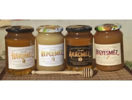 Mecseki akácméz, hársméz, repce- és vegyesméz