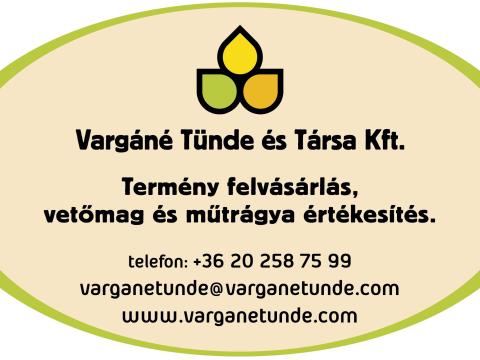 Őszi durumbúza,  tönkölybúza vetőmagok - 2026 - Vargáné Tünde és Társa Kft